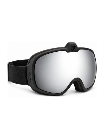Powderkeep goggles with the silver mirror lens