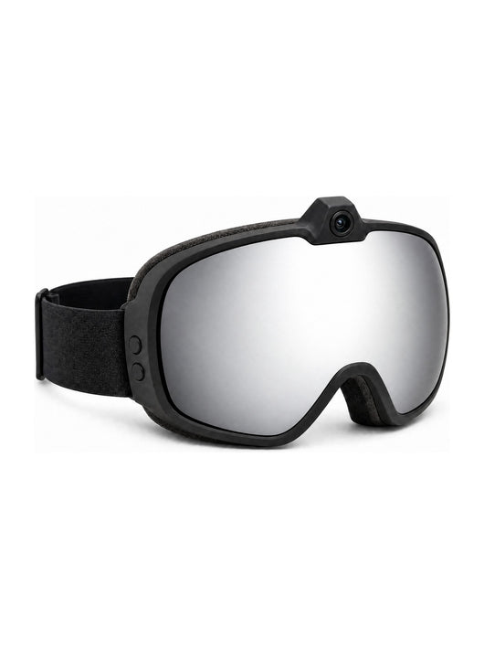 Powderkeep goggles with the silver mirror lens